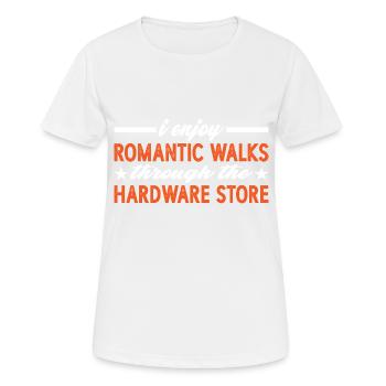 Romantic Walks Through The Hardware Store 24 - Frauen T-Shirt atmungsaktiv - Weiß - Vorne - AI Model Female 172 dark (172cm)