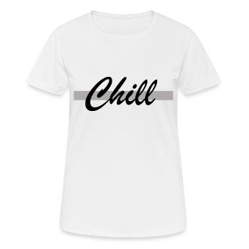 Chill - Women's Breathable T-Shirt - white - Front - AI Model Female 172 dark (172cm)