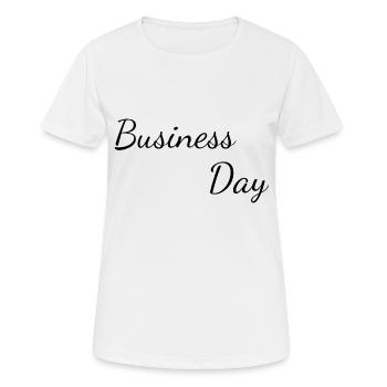 Business day - T-shirt respirant Femme - blanc - Devant - AI Model Female 172 dark (172cm)
