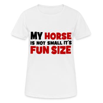 small horse - Women's Breathable T-Shirt - white - Front - AI Model Female 172 dark (172cm)