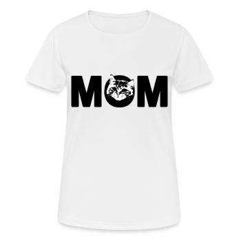Cat Mom - Women's Breathable T-Shirt - white - Front - AI Model Female 172 dark (172cm)