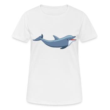 Meerestiere - Frauen T-Shirt atmungsaktiv - Weiß - Vorne - AI Model Female 172 dark (172cm)