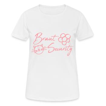Bridal Security - Women's Breathable T-Shirt - white - Front - AI Model Female 172 dark (172cm)