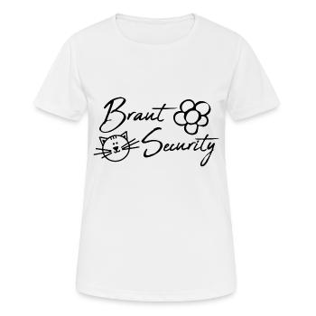 Bridal Security - Women's Breathable T-Shirt - white - Front - AI Model Female 172 dark (172cm)