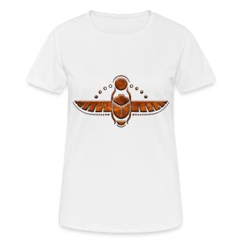 Ägypten Ägypten Isis Pharaonen Pharaonen Pyramide Afrika - Frauen T-Shirt atmungsaktiv - Weiß - Vorne - AI Model Female 172 dark (172cm)