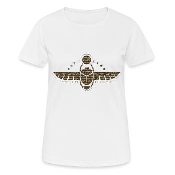 Ägypten Ägypten Isis Pharaonen Pharaonen Pyramide Afrika - Frauen T-Shirt atmungsaktiv - Weiß - Vorne - AI Model Female 172 dark (172cm)