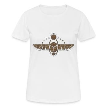 Ägypten Ägypten Isis Pharaonen Pharaonen Pyramide Afrika - Frauen T-Shirt atmungsaktiv - Weiß - Vorne - AI Model Female 172 dark (172cm)