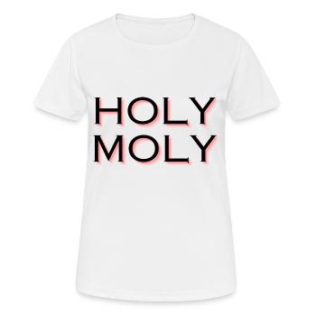 Sacré Moly - T-shirt respirant Femme - blanc - Devant - AI Model Female 172 dark (172cm)