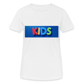 KIDS BRAND CLOTHING - Women's Breathable T-Shirt - white - Front - AI Model Female 172 dark (172cm)