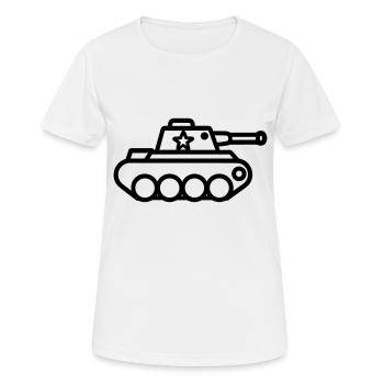 tank - Women's Breathable T-Shirt - white - Front - AI Model Female 172 dark (172cm)