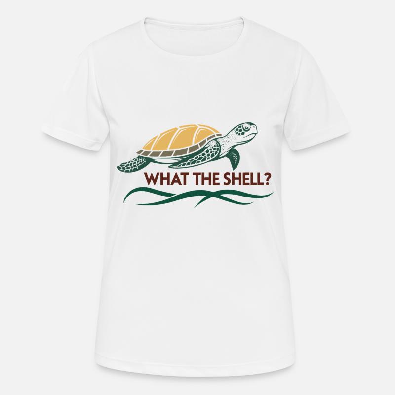 What the Shell? - Women's Breathable T-Shirt - white