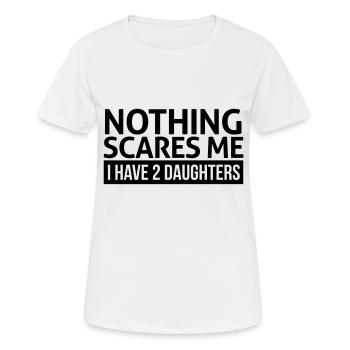 daughters - Women's Breathable T-Shirt - white - Front - AI Model Female 172 dark (172cm)