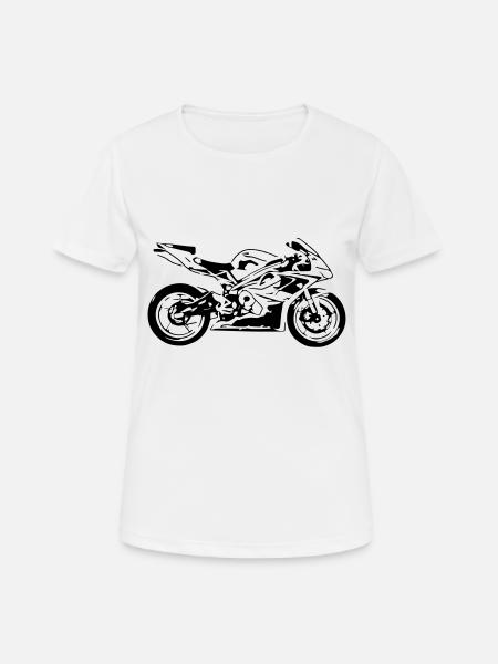 motorbike - Women's Breathable T-Shirt - white