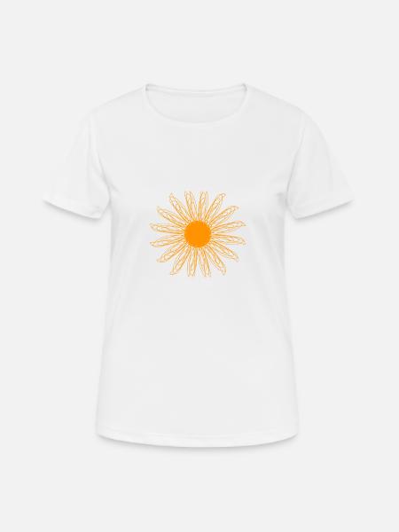Soleil - T-shirt respirant Femme - blanc