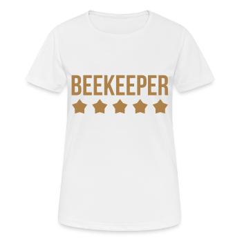 Beekeeper / Beekeeping - Women's Breathable T-Shirt - white - Front - AI Model Female 172 dark (172cm)