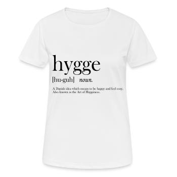 Hygge Geschenk Skandinavische Norden - Frauen T-Shirt atmungsaktiv - Weiß - Vorne - AI Model Female 172 dark (172cm)
