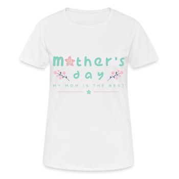 Mother's Day - Women's Breathable T-Shirt - white - Front - AI Model Female 172 dark (172cm)