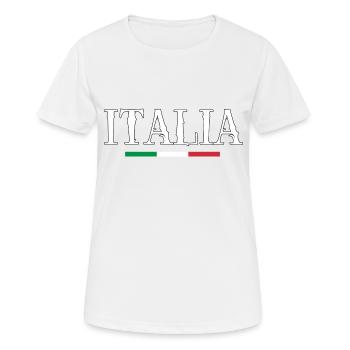 Italia! - Women's Breathable T-Shirt - white - Front - AI Model Female 172 dark (172cm)