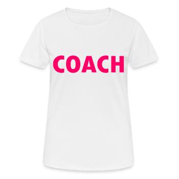 Coach - Women's Breathable T-Shirt - white - Front - AI Model Female 172 dark (172cm)