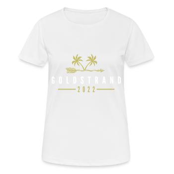 Sables d’Or 2022 - T-shirt respirant Femme - blanc - Devant - AI Model Female 172 dark (172cm)