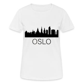 Oslo - T-shirt respirant Femme - blanc - Devant - AI Model Female 172 dark (172cm)