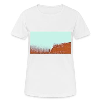 Falaises de Moher - T-shirt respirant Femme - blanc - Devant - AI Model Female 172 dark (172cm)