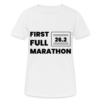 Fußball Soccer - Frauen T-Shirt atmungsaktiv - Weiß - Vorne - AI Model Female 172 dark (172cm)
