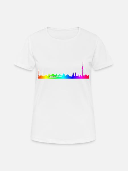 RainbowBerlin - Women's Breathable T-Shirt - white