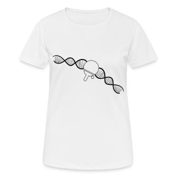 Joueurs de tennis de table Battes de tennis de table Tennis de table - T-shirt respirant Femme - blanc - Devant - AI Model Female 172 dark (172cm)