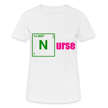 Nurse Gift pink - Women's Breathable T-Shirt - white - Front - AI Model Female 172 dark (172cm)