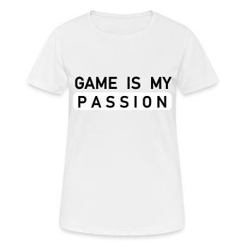 Jeu PC de jeu - T-shirt respirant Femme - blanc - Devant - AI Model Female 172 dark (172cm)