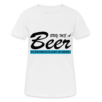 Bier Wein Whiskey Schnaps Alkohol - Frauen T-Shirt atmungsaktiv - Weiß - Vorne - AI Model Female 172 dark (172cm)