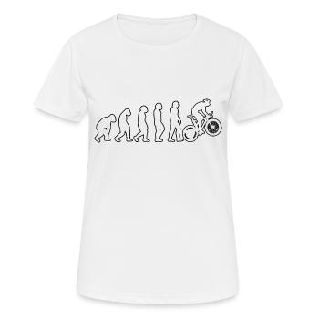 Cyclists Cycling Cycling Cyclists Cycling - Women's Breathable T-Shirt - white - Front - AI Model Female 172 dark (172cm)