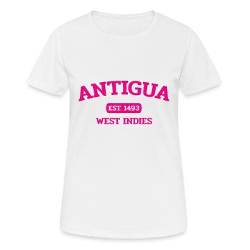Antigua and Barbuda - St John's - West Indies - Women's Breathable T-Shirt - white - Front - AI Model Female 172 dark (172cm)