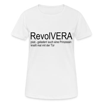 Top moderner T-Shirt Design Must have 2024 - Frauen T-Shirt atmungsaktiv - Weiß - Vorne - AI Model Female 172 dark (172cm)
