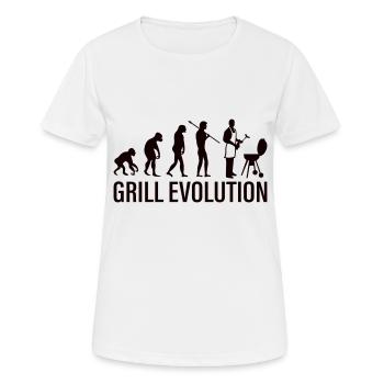 Grill Evolution - Women's Breathable T-Shirt - white - Front - AI Model Female 172 dark (172cm)