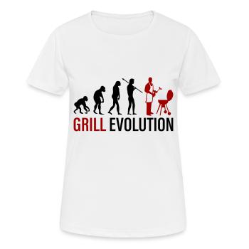 Grill Evolution - Women's Breathable T-Shirt - white - Front - AI Model Female 172 dark (172cm)