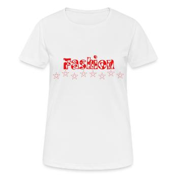 Mode - T-shirt respirant Femme - blanc - Devant - AI Model Female 172 dark (172cm)