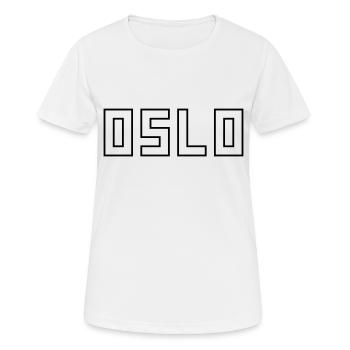 Oslo - T-shirt respirant Femme - blanc - Devant - AI Model Female 172 dark (172cm)
