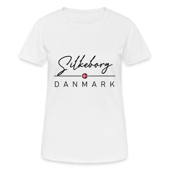 Dänemark - Silkeborg - Danemark - Danemark - T-shirt respirant Femme - blanc - Devant - AI Model Female 172 dark (172cm)