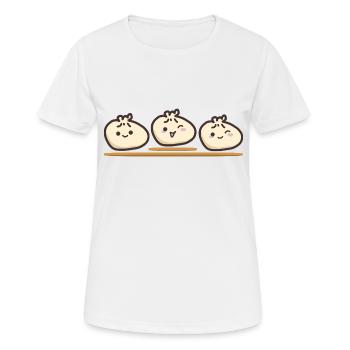 Dim sum family reunion - Women's Breathable T-Shirt - white - Front - AI Model Female 172 dark (172cm)