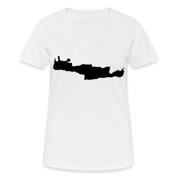 Crete - Women's Breathable T-Shirt - white - Front - AI Model Female 172 dark (172cm)