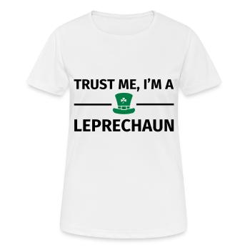 Trust Me I'm a Leprechaun - Frauen T-Shirt atmungsaktiv - Weiß - Vorne - AI Model Female 172 dark (172cm)