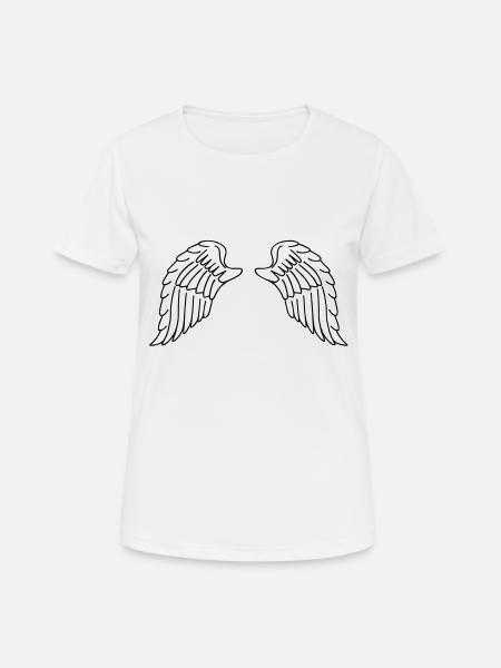 Wings - Women's Breathable T-Shirt - white