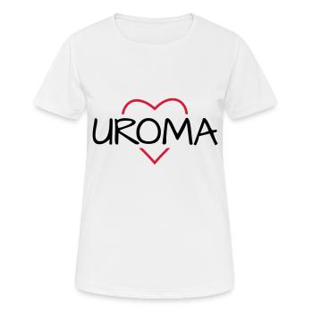 Great grandma thought - Women's Breathable T-Shirt - white - Front - AI Model Female 172 dark (172cm)