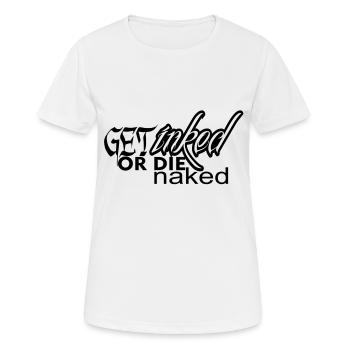 tatouage - T-shirt respirant Femme - blanc - Devant - AI Model Female 172 dark (172cm)