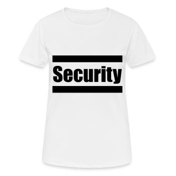 Sécurité - T-shirt respirant Femme - blanc - Devant - AI Model Female 172 dark (172cm)