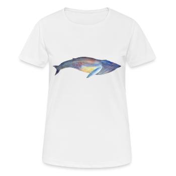 Baleine à bosse - baleine à bosse no 2 - T-shirt respirant Femme - blanc - Devant - AI Model Female 172 dark (172cm)