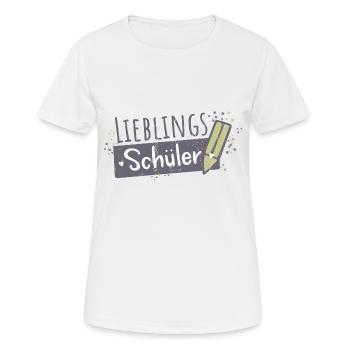 Lieblingsschüler Schule Lehrer Sprüche Geschenk - Frauen T-Shirt atmungsaktiv - Weiß - Vorne - AI Model Female 172 dark (172cm)
