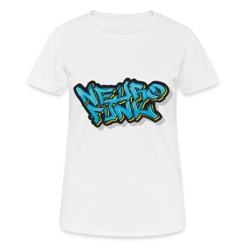 Street neuro - Women's Breathable T-Shirt - white - Front - AI Model Female 172 dark (172cm)